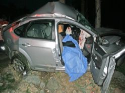 ANTALYA - KEMER YOLU YİNE KAZA !!! 1 ÖLÜ 1 YARALI