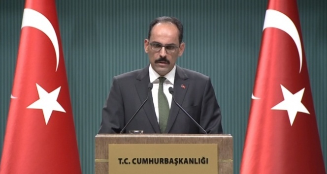 KALIN'DAN KUDÜS TEPKİSİ 